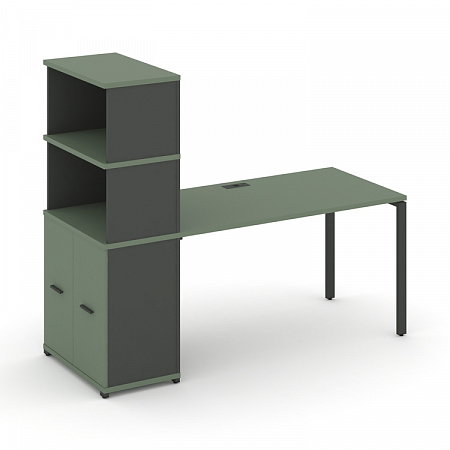 Стол офисный с опорным распашным шкафом Concept CN.SP-230