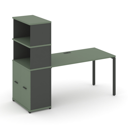 Стол офисный с опорным распашным шкафом Concept CN.SP-230
