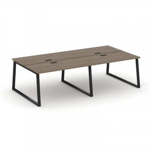 Style Project Рабочая станция 2-х сторон. SN-6T1.DRS-034 Акация Лорка/Металл Антрацит/Заглушка Пласт фото 9