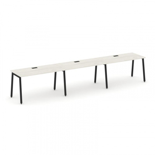 Style Project Рабочая станция 1 сторон. SN-4A.ORS-034 Тиквуд Светлый/Металл Антрацит 4740*600*750 фото 9