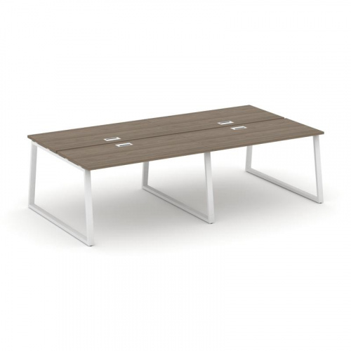 Style Project Рабочая станция 2-х сторон. SN-6T1.DRS-034 Акация Лорка/Металл Антрацит/Заглушка Пласт фото 15