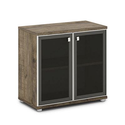 Шкаф со стеклом в алюминиевом профиле V-652