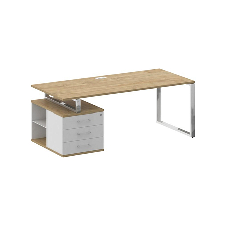 Стол руководителя (С опорной тумбой) Шифт SK.SRT-200 (L)