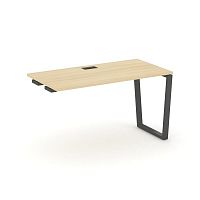 Style Project Стол-приставка к опор. элем. SN-6T2.OPRS-012 Акация Лорка/Металл Антрацит/Заглушка Пла