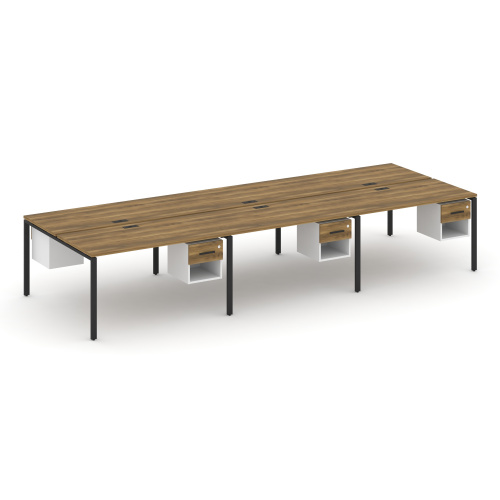 Бенч-система на 6 мест с подвесными тумбами Concept CN.DRS-159 фото 7