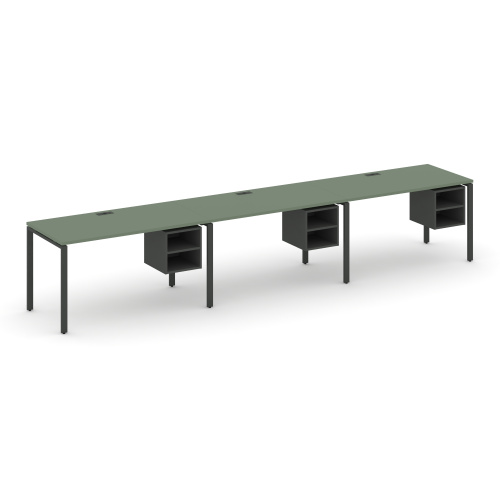 Бенч-система на 3 места с подвесными тумбами Concept CN.ORS-125 фото 2 Бенч-система на 3 места с подвесными тумбами Concept CN.ORS-125 фото 2