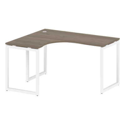 Стол криволинейный левый на О-обр. м/к Metal System Quattro 40БО.СА-3 (L)