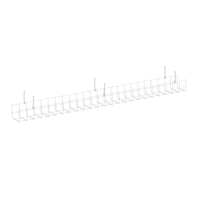 Кабель-канал сетчатый узкий KK-S-120U Металл Белый 1205*131*154