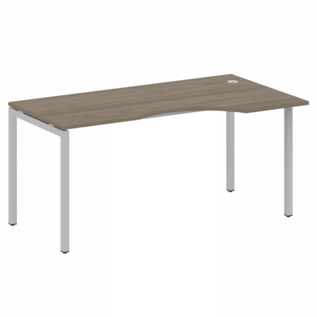 Стол криволинейный правый на П-обр. м/к Metal System Quattro 40БП.СА-1 (R)